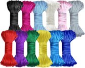V-BEST Rattail Satijnen Koord Nylon Zijde 1,5 mm voor Vriendschapsarmband Chinees Knoopkoord Kumihimo Chinese Knoop Craft 180 Meter