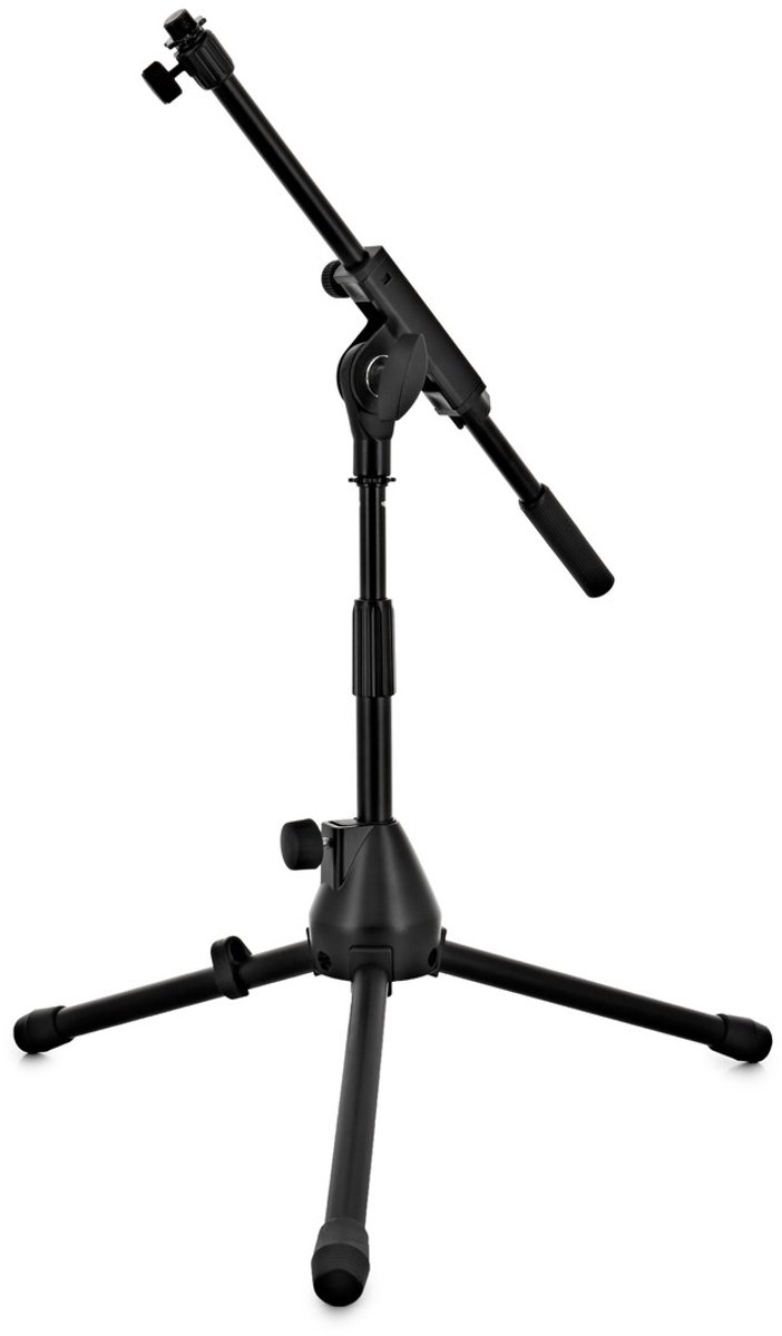 Lage Microfoonstandaard met Uitschuifbare Boom-arm