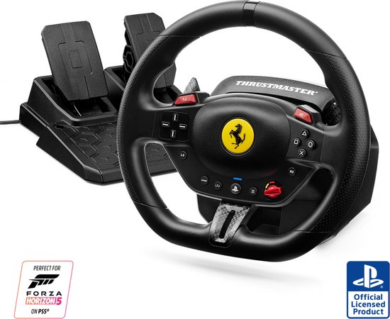Thrustmaster T98-P Ferrari 296 GTB - Racestuur met pedalen - voor PS5, PS4 en PC