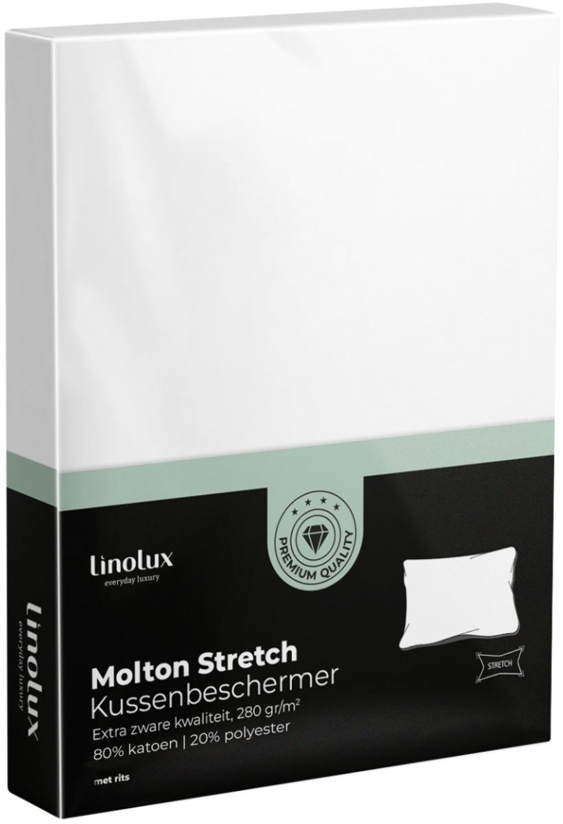 Linolux Kussenbeschermer Molton Stretch 280 gr 60x70