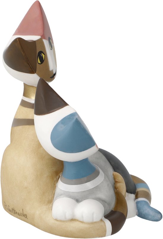 Goebel - Rosina Wachtmeister | Statue décorative Kaja e Mika | Porcelaine - 8cm - 2025