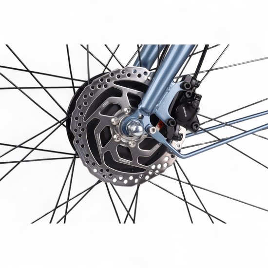 Altec Liberty - Elektrische Fiets - Glazuur Blauw - 28 inch - Accu 504Wh (36V, 14Ah) - 250W (42Nm) Voorwielmotor - Shimano Nexus 7 Versnellingen - Hydraulische Remmen van Altec — afbeelding 3