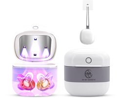 O.M.G UV Sterilisator - Draagbaar en Oplaadbaar via USB-C - UV-C Desinfectieapparaat voor Fopspenen, Sieraden, Sleutels en Oordopjes - Compact Hygiëneapparaat met 270-285 nm UV Licht