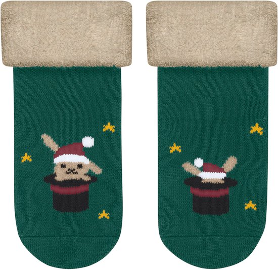 Chaussettes en coton à motifs Bébé Magic Bunny FALKE, vert bébé - taille 80-92