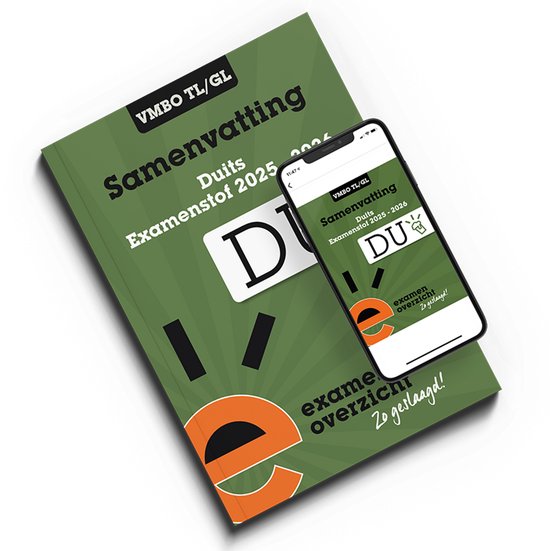 ExamenOverzicht - Samenvatting Duits VMBO TL/GL - cover