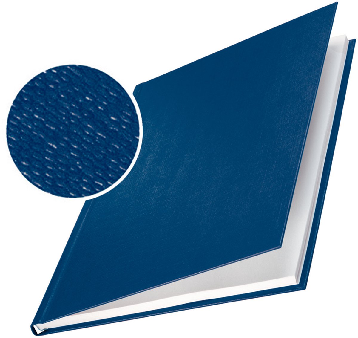 LEITZ Buchbindemappe impressBind, A4, 24,5 mm, schwarz, Hard Cover, mit Leinenüberzug, Fassungsvermögen: 211 - 245 Blatt (7396-00-95)