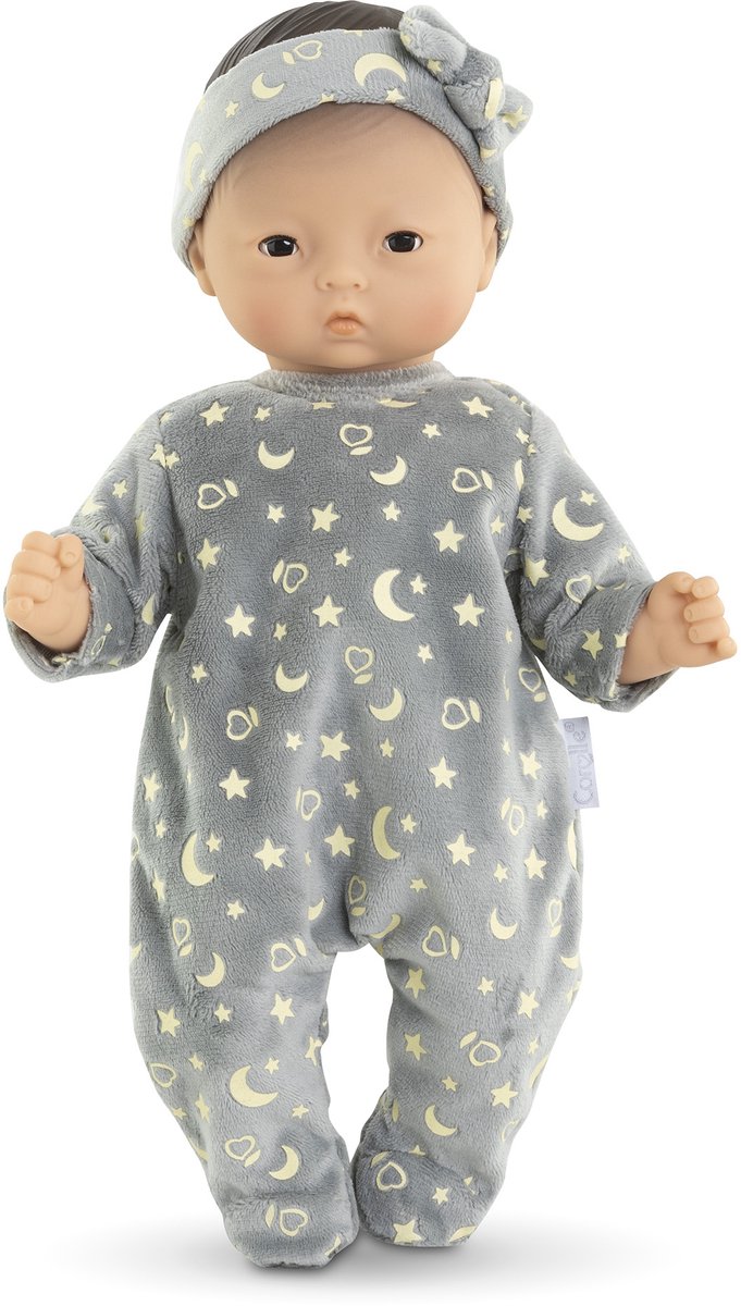 Corolle poppen pyjama en hoofdband 30cm - glow in the dark babypop kleding. van Merkloos — afbeelding 5
