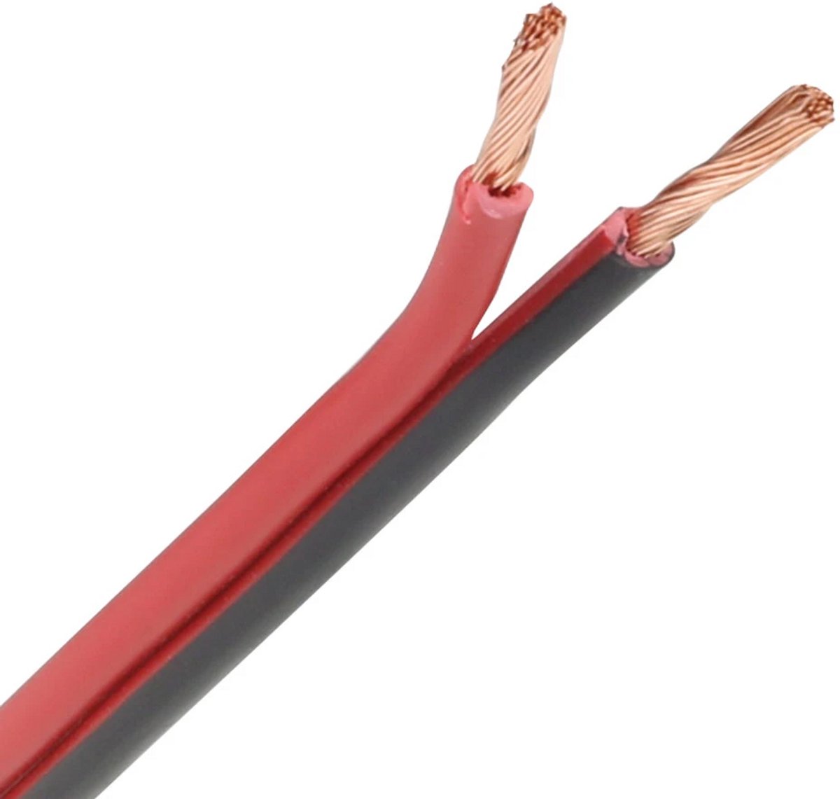 Helukabel luidsprekerkabel 2x1mm2 zwart/rood per rol 100 meter