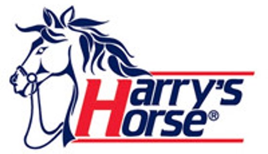Logo van Harry's Horse met een paard