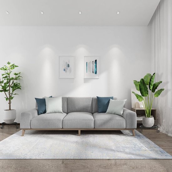 Metalen plantenstandaards set van 3 zware bloemenstandaard buiten - roestvrij ijzeren tuincontainerhouder - rond plantenpot ondersteunt rek voor binnen balkon decoratie (23 cm)