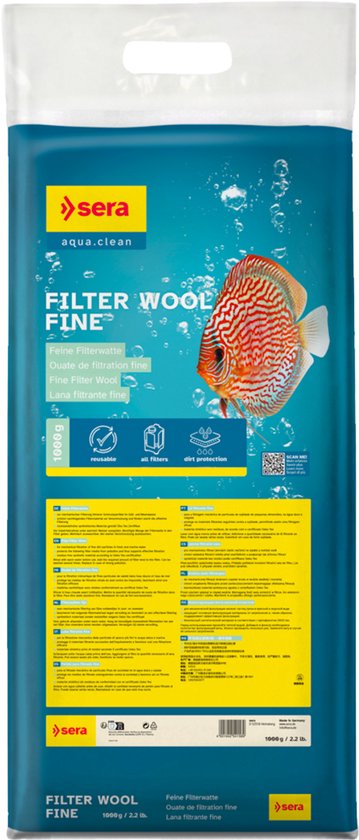 Sera Filterwatten Fijn 1.000 Gram