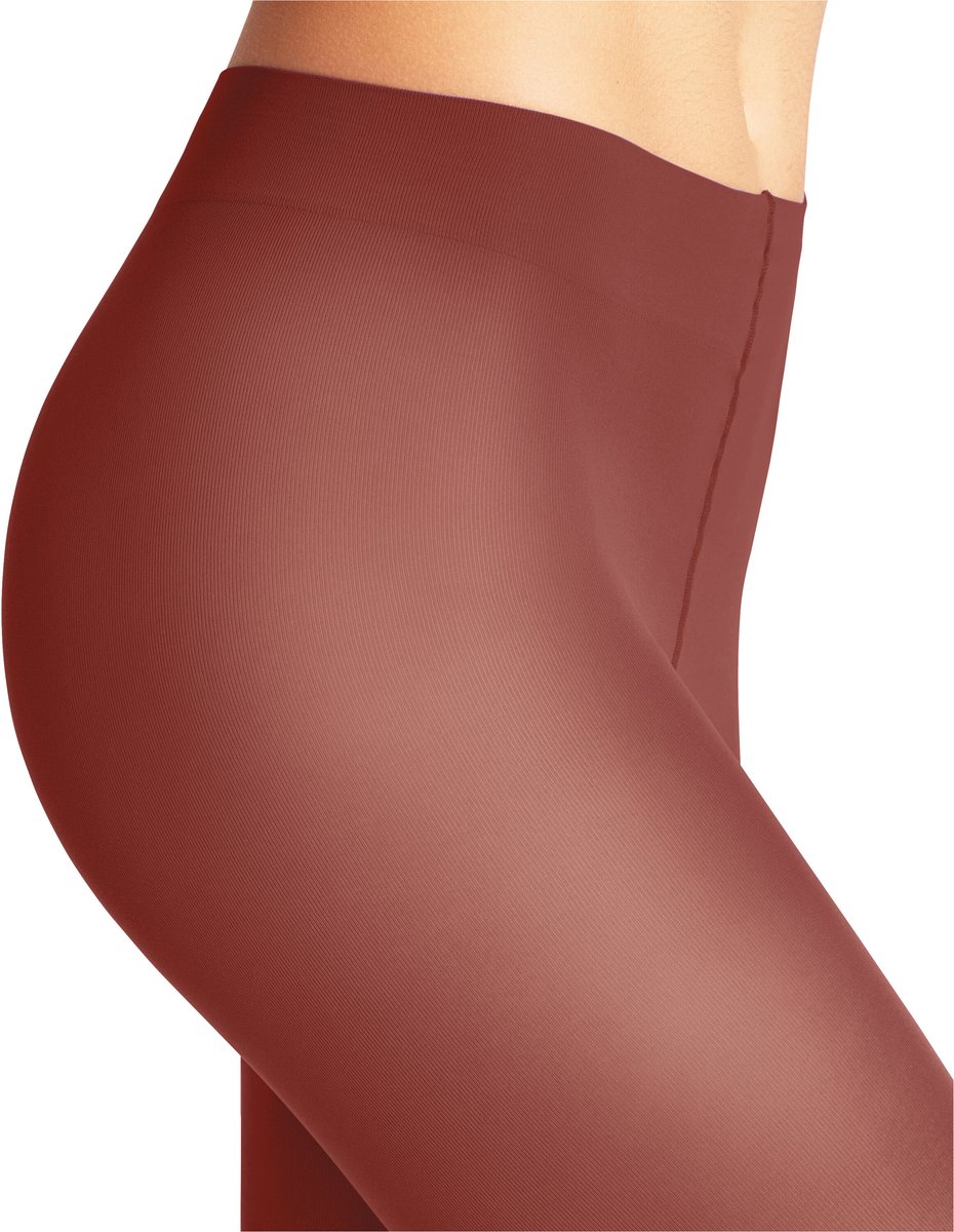 Falke Pure Matt eenkleurig materiaal ondoorzichtig 50 DEN panty dames rood rood 8408