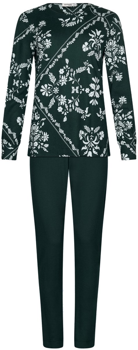 Pastunette Premium - Pyjama - Emerald - Katoen/Modal - Donkergroen