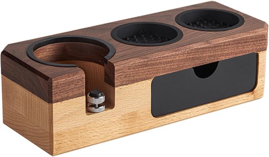 Station de tassement expresso 58 mm, 54 mm, 51 mm, support portable en bois, équipement Café à expresso, Accessoires de vêtements pour bébé pour machine à expresso, Outils de Barista , réglable ( Accessoires de vêtements pour bébé non inclus)