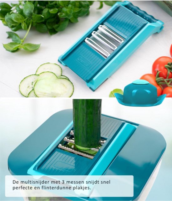 Râpe et Découpe Fruits et Légumes Multifonctions Genius Nicer Dicer