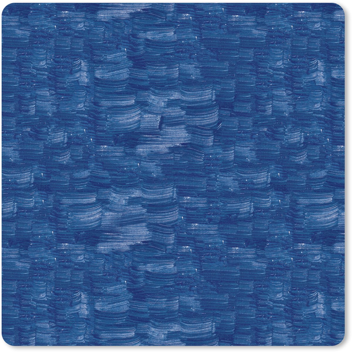 Muismat 30x30 cm - Mousepad Verf - Strepen - Blauw - Muismatten
