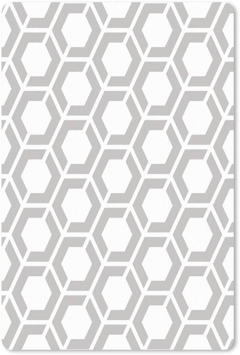 Muismat 18x27 cm - Mousepad Grafisch - Patroon - Modern - Hexagon - Muismatten