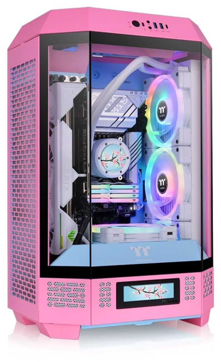 Thermaltake 300 Bubble Pink Micro Tower Roze
