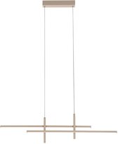 Suspension EGLO Trepiliano - LED - 110 cm - Couleur sable/beige/crème/ Wit