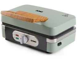 DOMO SANDWICH-WAFFLE-GRILL 3-IN-1 Wafelijzer Saliegroen