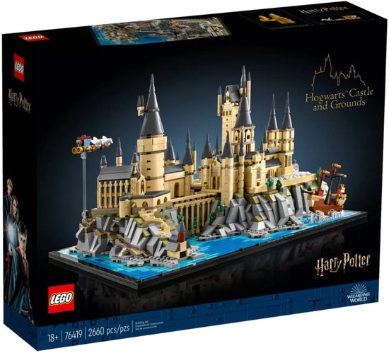 LEGO Harry Potter Kasteel Zweinstein en terrein Grote Set voor Volwassenen - 76419
