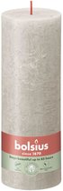 Bolsius Stub Bandle Sandy Gris Ø68 mm - Hauteur 19 cm - Gris de sable - 85 heures de brûlure