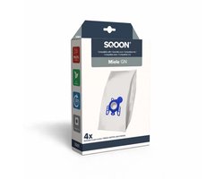 SQOON® Stofzuigerzakken Geschikt voor Miele GN Series – Vervangt Model 9917730 – High Filtration voor Optimale Stofopname - (SQ01) - 4 Stuks