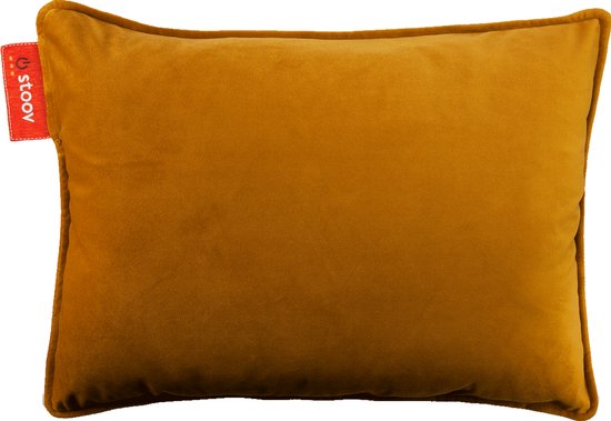 Stoov Warmtekussen - Ploov - Duurzaam & Draadloos - Infrarood warmtekussen - 45x60 Velvet - Ginger Gold - Plus Batterij