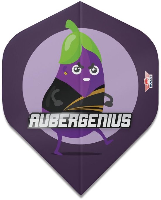 Bull's Powerflite Dirk van Duijvenbode Aubergenius Brass Std. - Dart Flights