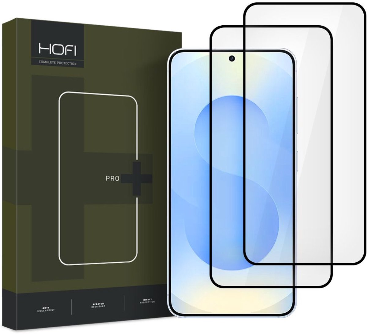 Hofi Gehard Glas Pro+ 2-Pack Voor Samsung Galaxy S25 Schermbescherming