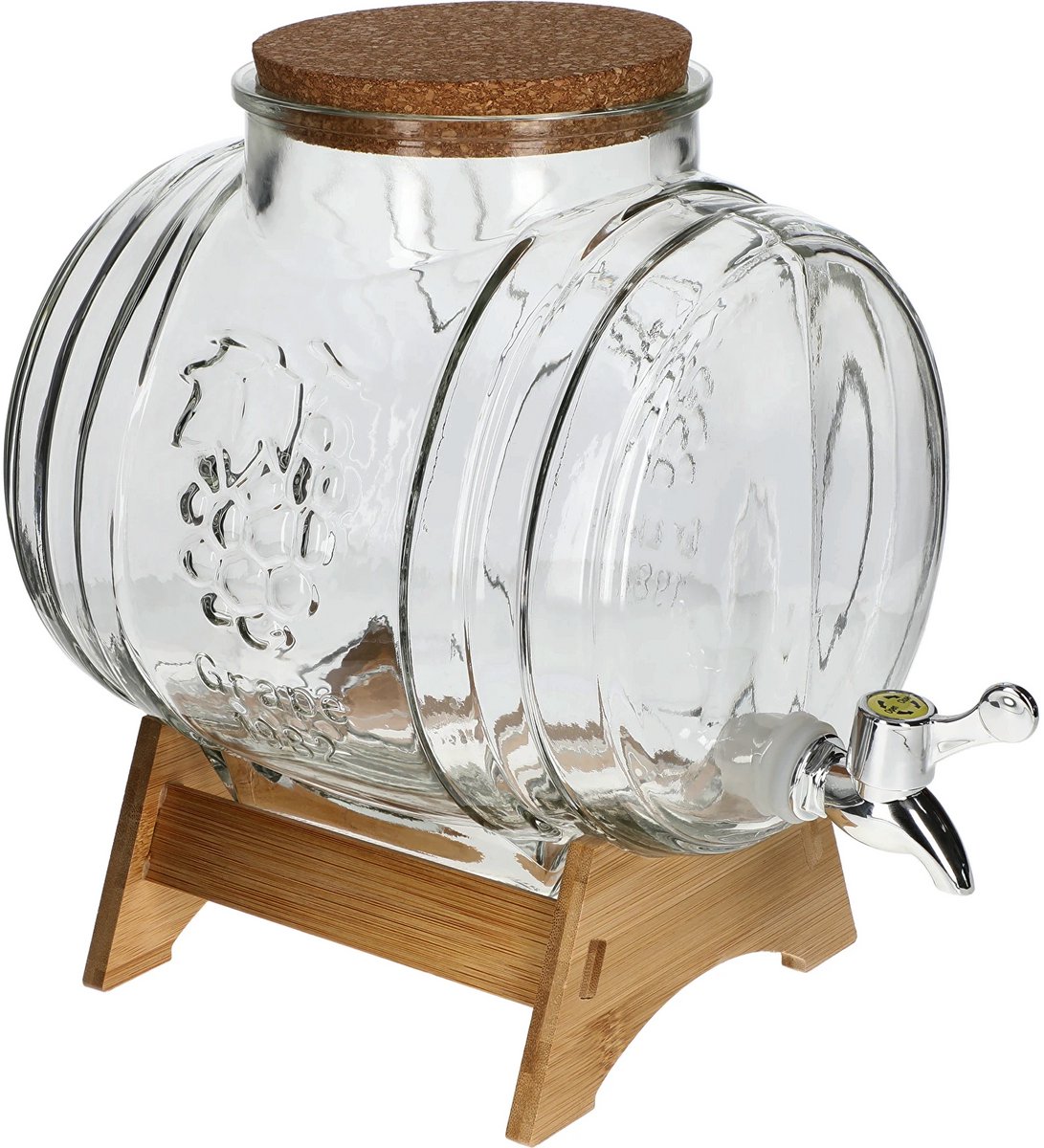 Browin Likeur of tinctuur vaatje van 5 liter met grote opening - Drankdispenser
