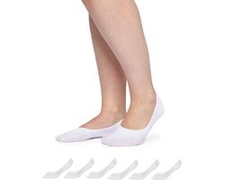 SNOCKS Loafer Sokken - Footies Dames - Footies Heren - Onzichtbare Sokken - Invisible Sokken - Kousenvoetjes - Maat 38-46 - 6 Paar - Duurzaam Cadeau