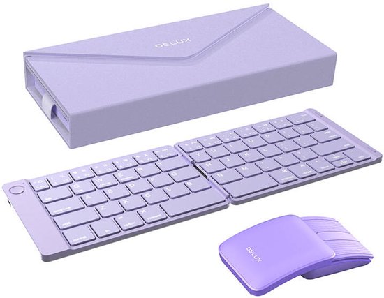 Foto: Gadgetplace draadloos toetsenbord met muis set stille toetsen qwerty keyboard muis sets draadloze muis computermuis