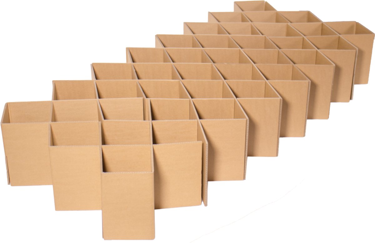 Kartonnen vouwbed 70 x 200 cm / Zonder bovenblad en omranding - Makkelijk op te bergen - Kartent