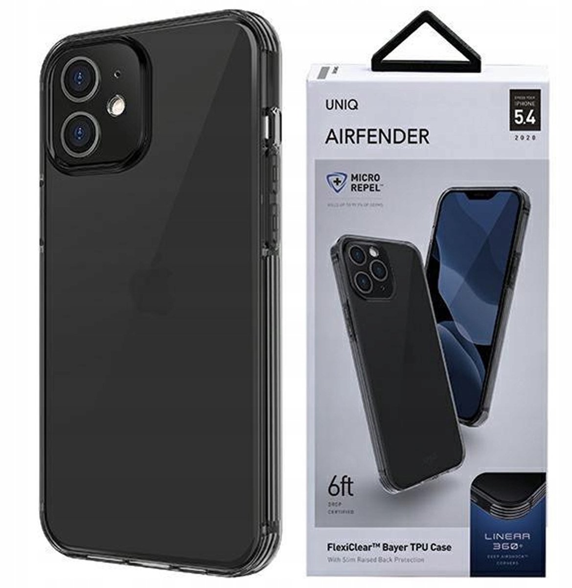 Uniq Achterkanthoesje Voor Iphone 12 Mini Met Verhoogde Duurzaamheid En Bescherming