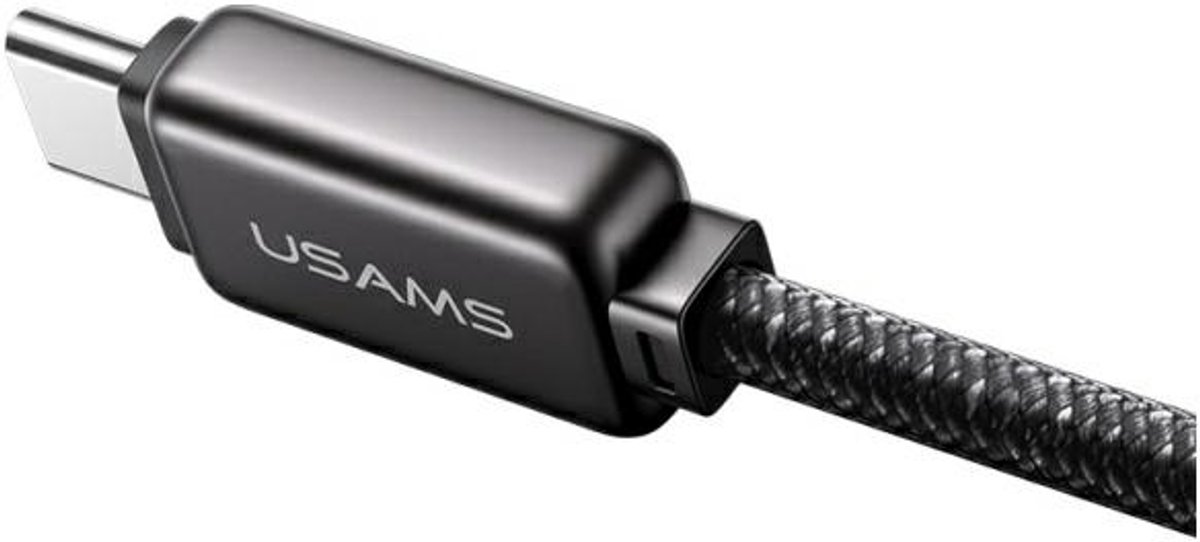 Usams Usb-C Naar Usb-C 100W Kabel Voor Telefoons 1,2M Bedoeld Voor Opladen