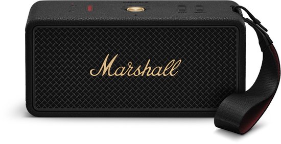 Marshall Middleton II Draagbare Bluetooth Speaker Zwart Brons 30+ uur, 360° stereo, waterdicht IP67, powerbank, microfoon