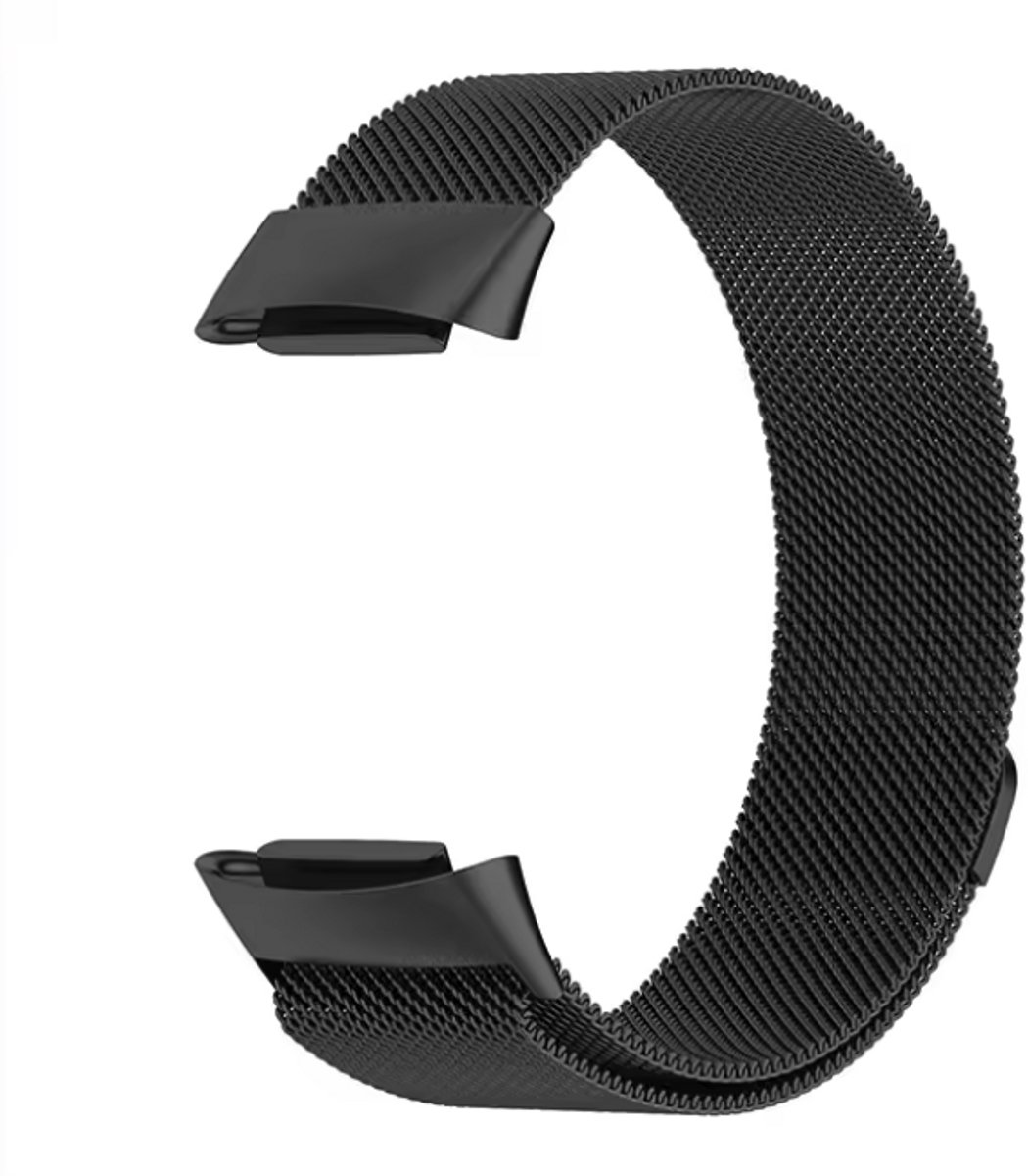 New Age Devi - Milanese band - zwart - Large - Geschikt voor Fitbit Charge 2