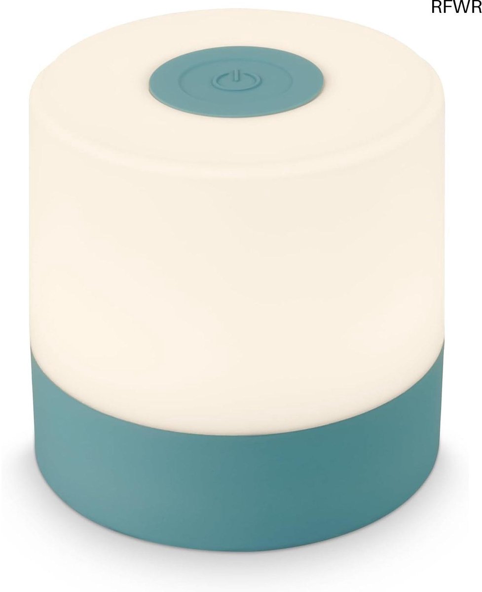 RFWR® Dimbare Mini LED Tafellamp - Snoerloos, Oplaadbaar, Touch Bedlampje voor Binnen & Buiten, Warm Wit Licht, Compact Ontwerp