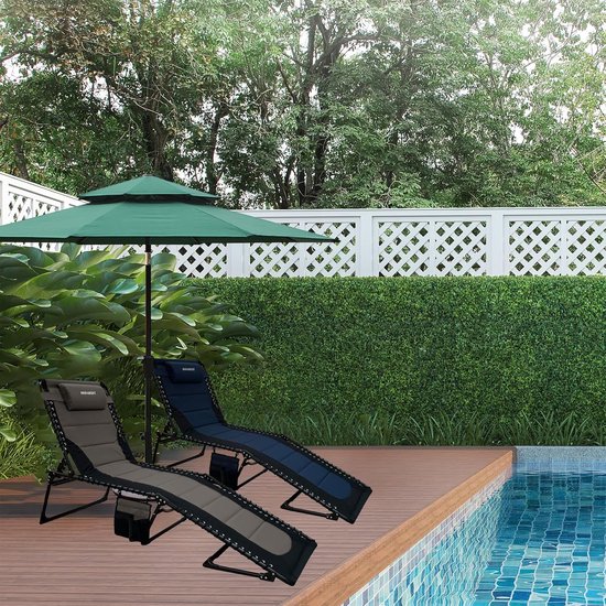 Chaiselongue-Sessel für den Außenbereich, Aluminium-Terrassen