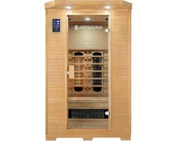 Infraroodcabine Oslo - Triplexverwarming - 120x100x190 cm - 2 personen