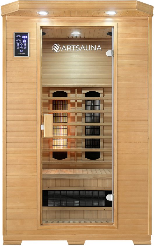 Infraroodcabine Oslo - Triplexverwarming - 120x100x190 cm - 2 personen