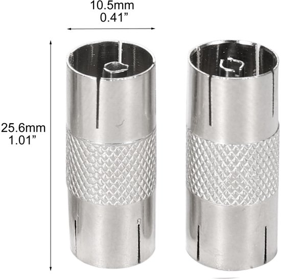 RiteAV Toslink Keystone Jack Coupler Vrouw naar Vrouw - Zwart