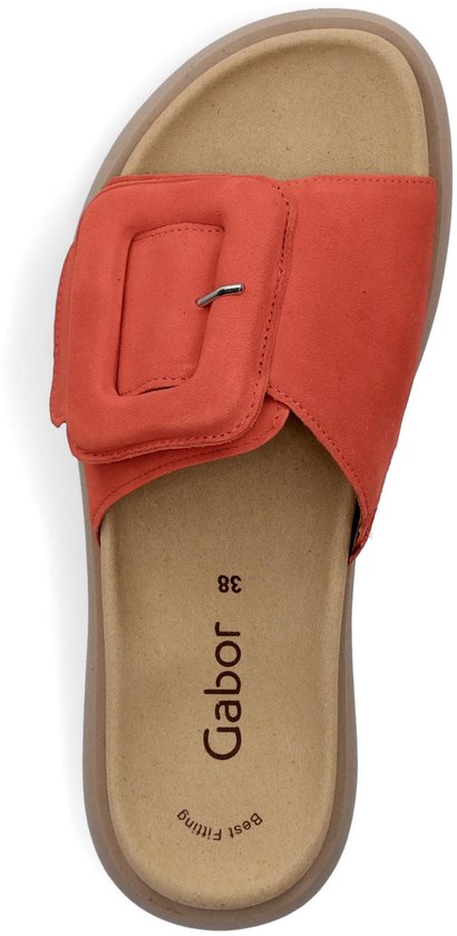 Mules femme Gabor orange