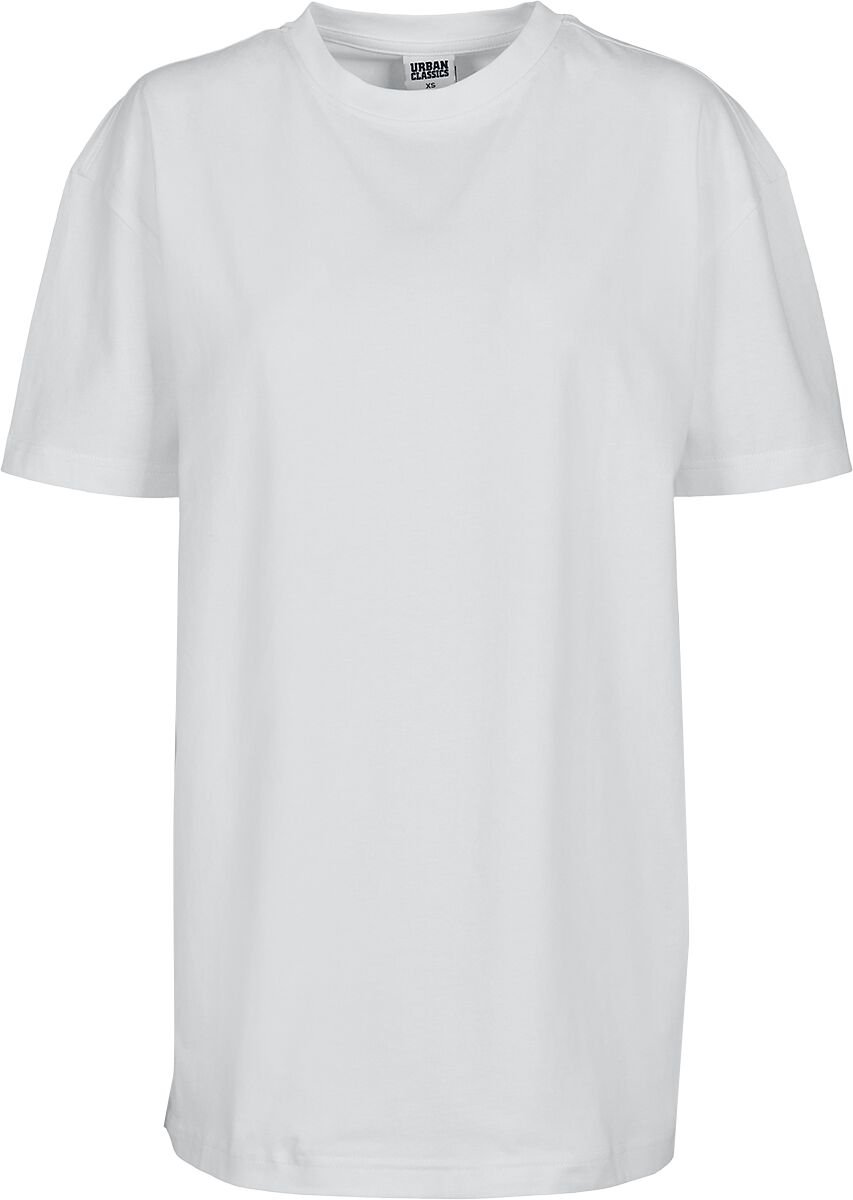 Urban Classics Oversized Boyfriend Tee Dames T-shirt – M Wit