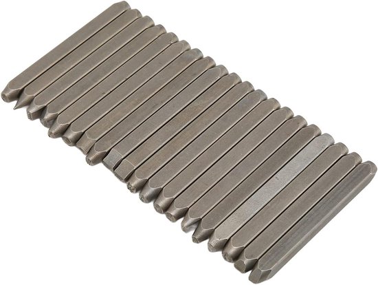 BENECREAT 36pcs 4mm Letters and Numbers, Metal Stamp Set Matte Steel