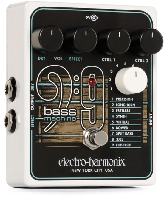 Bass Machine Sound Module Electro Harmonix BASS9 Bass Machine - Modulation effect-unit voor ...