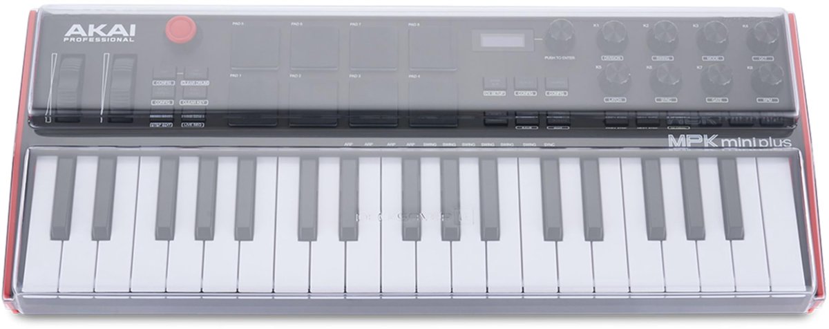 Decksaver LE Akai MPK Mini Plus Cover - Cover voor keyboards