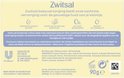 Zwitsal babyverzorging. Dermatologisch getest, voor de gevoelige babyhuid, 0% sulfaat, reinigt en verzacht. Crème zeep met calendula.