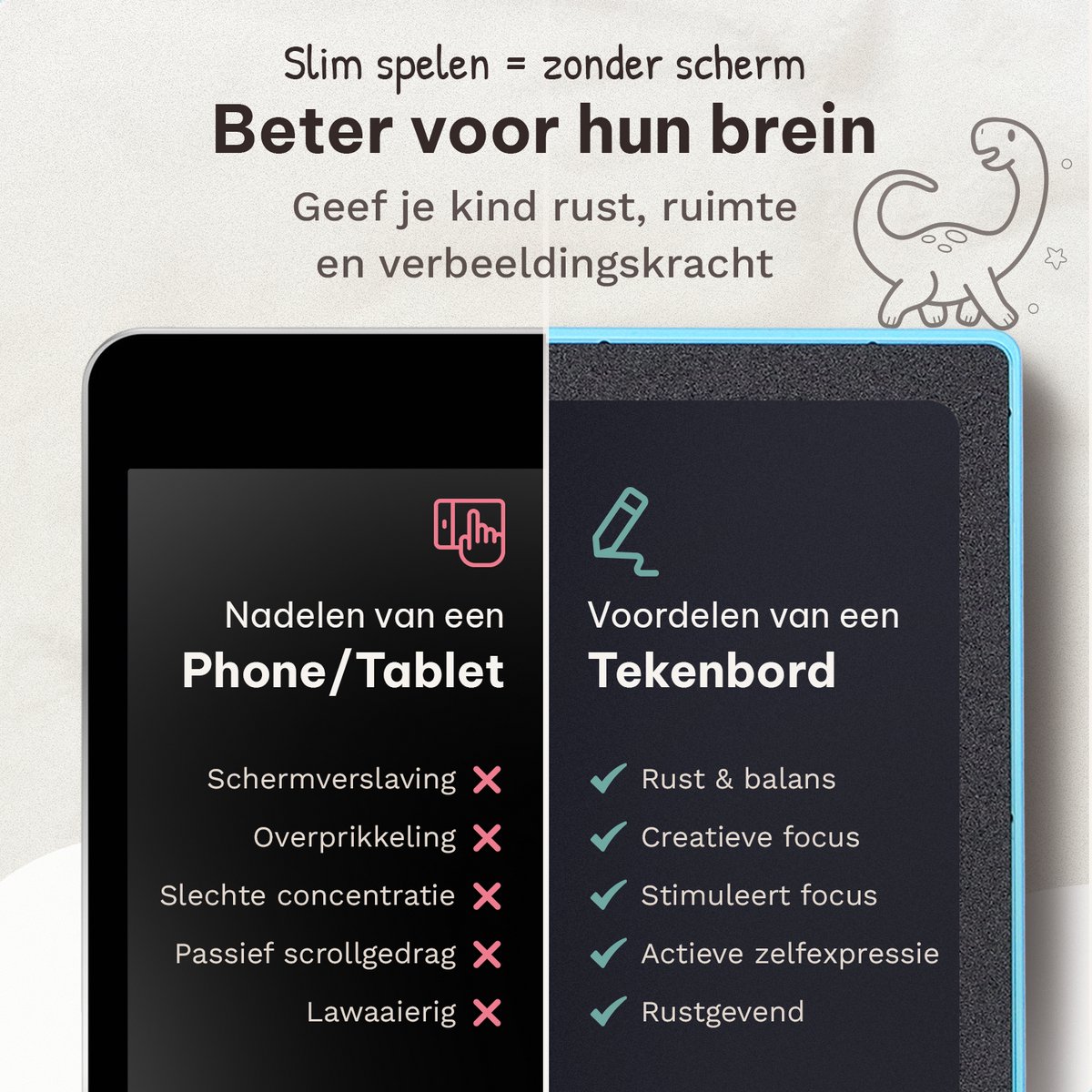 Partizzle 12x Magnetisch Tekenbord voor Kinderen - Mini Krijtbord / LCD Tekentablet met Scherm - Creatief Tekenen - Uitdeelcadeautjes Educatief Teken Speelgoed Bord - Kleine Uitdeelcadeaus - Grabbelton Traktatie Cadeautjes - 11 cm / 4 Kleuren — afbeelding 5